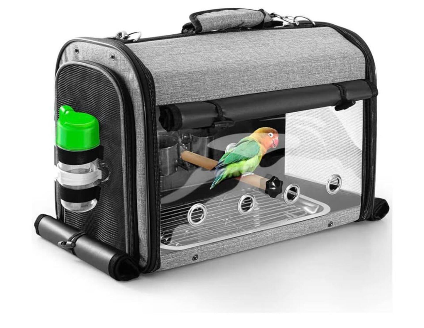 Gray bird Pet Carrier