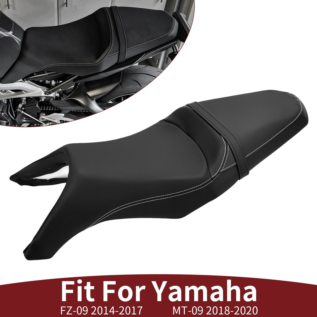 Comfort Saddle Seat For Yamaha FZ-09 2014-2017 / MT-09 2018-2020 BS2-F47C0-T0-00