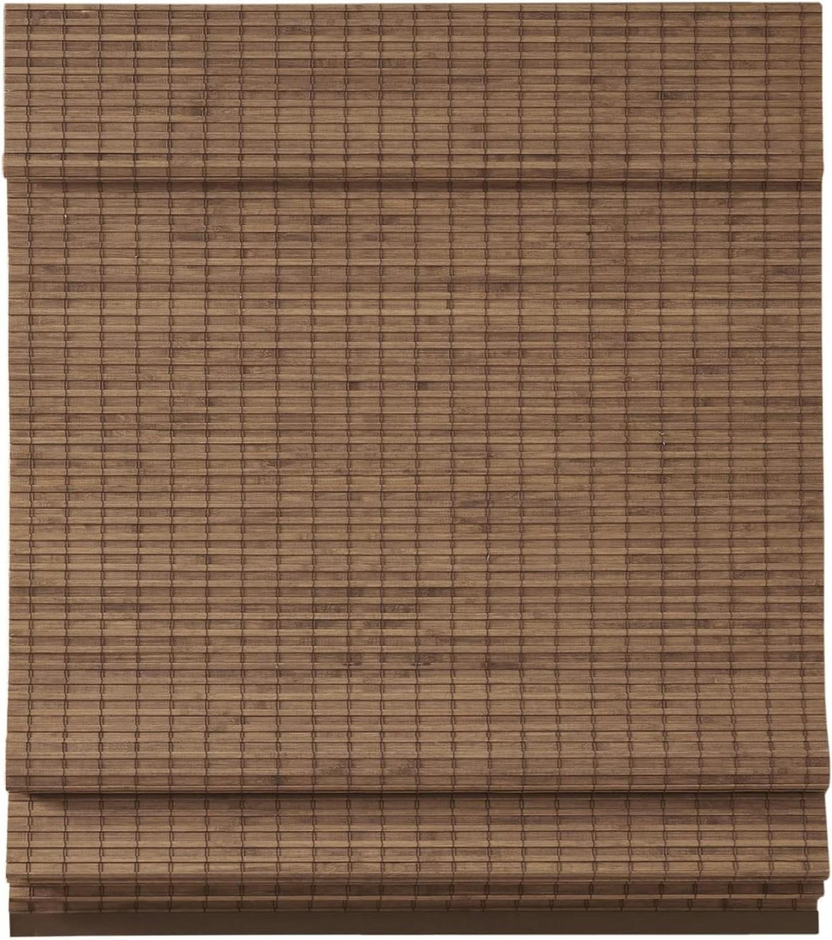 100% Bamboo Cordless Roman Shades-Woven Wooden Privacy Panel
