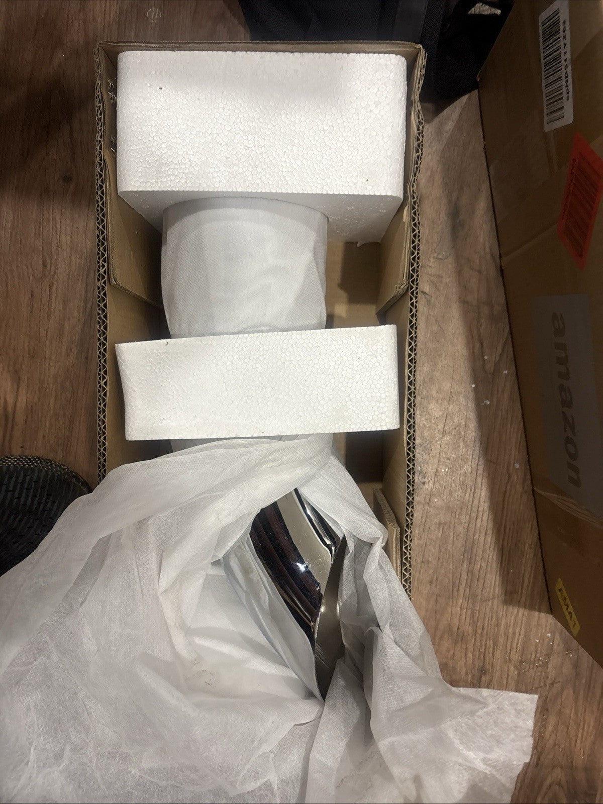 Chrome Exhaust Stack 5"DIA, 18" Length Curved