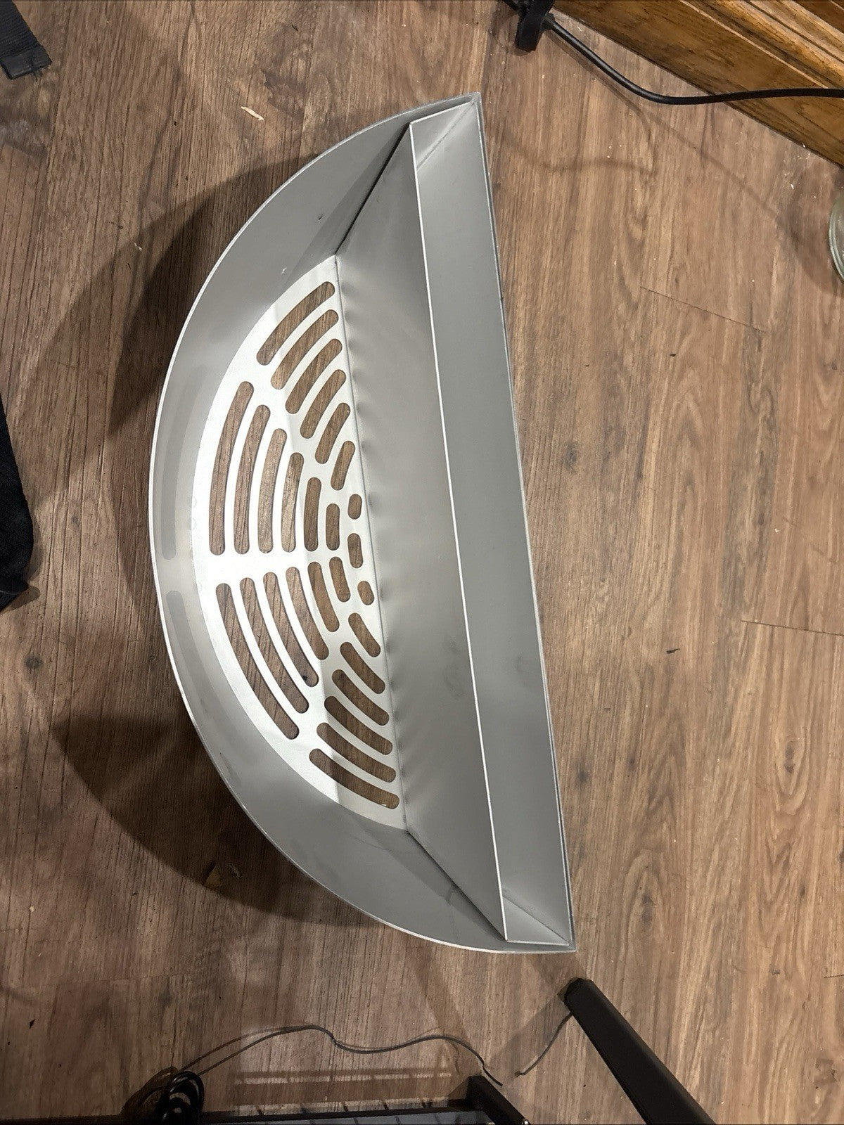 21x9in Stainless Steel Coal Basket Smoker Grill Ventilated Design Heavy Steel