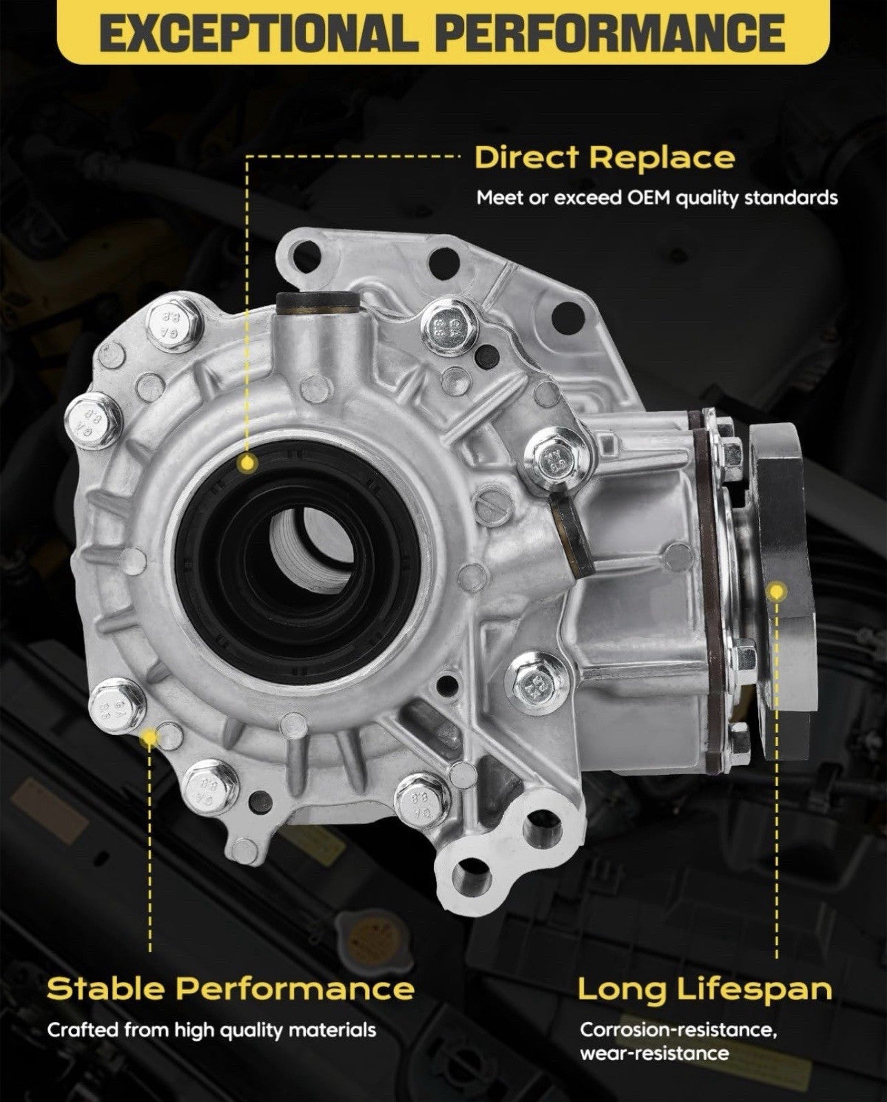 Transfer Case Assembly 331003KA0B for Infiniti QX60 2014-2019 Nissan Murano 3.5L