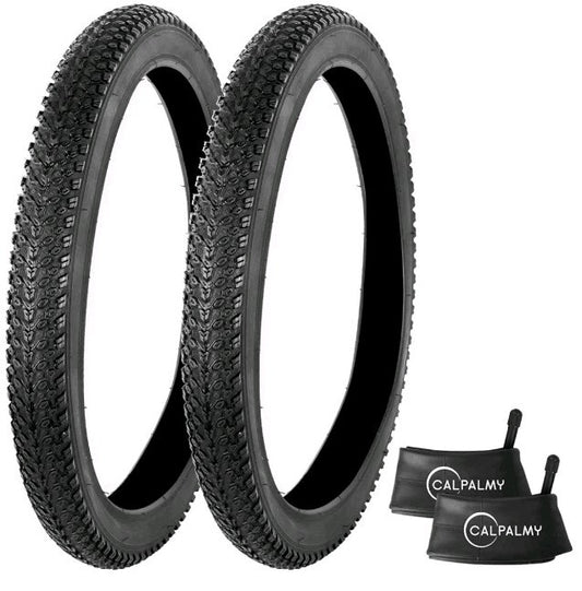(2-Sets) 18"/20"/26" Bike Tire and Inner Tube, 18" x 1.95 Mountain/Off Road
