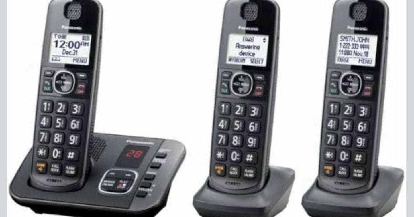 Panasonic DECT 6.0 Expandable Cordless Phone System KX-TGE433
