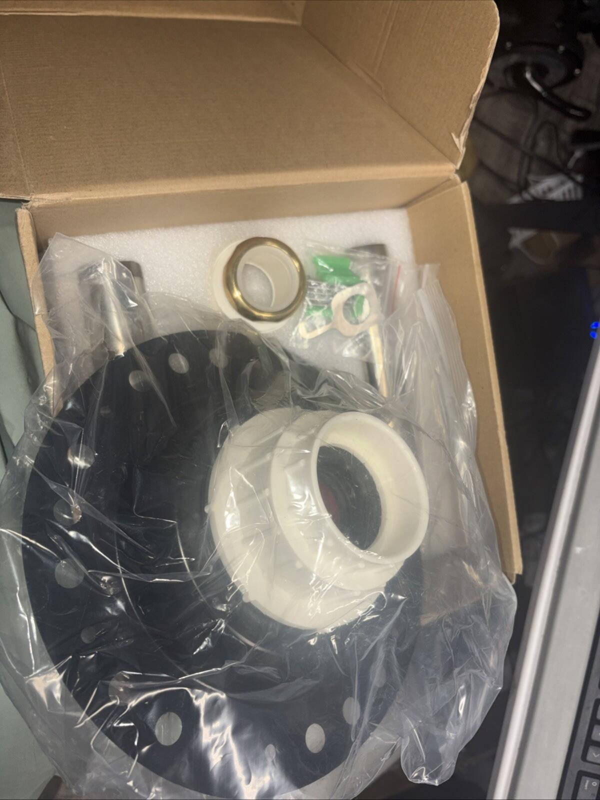 Freestanding Tub Drain Kit PVC Plastic & Stainless Steel for Floor Mounted Bath