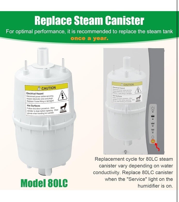 Aprilaire Replacement Canister for 800 Steam Humidifier Model 865 Whole House