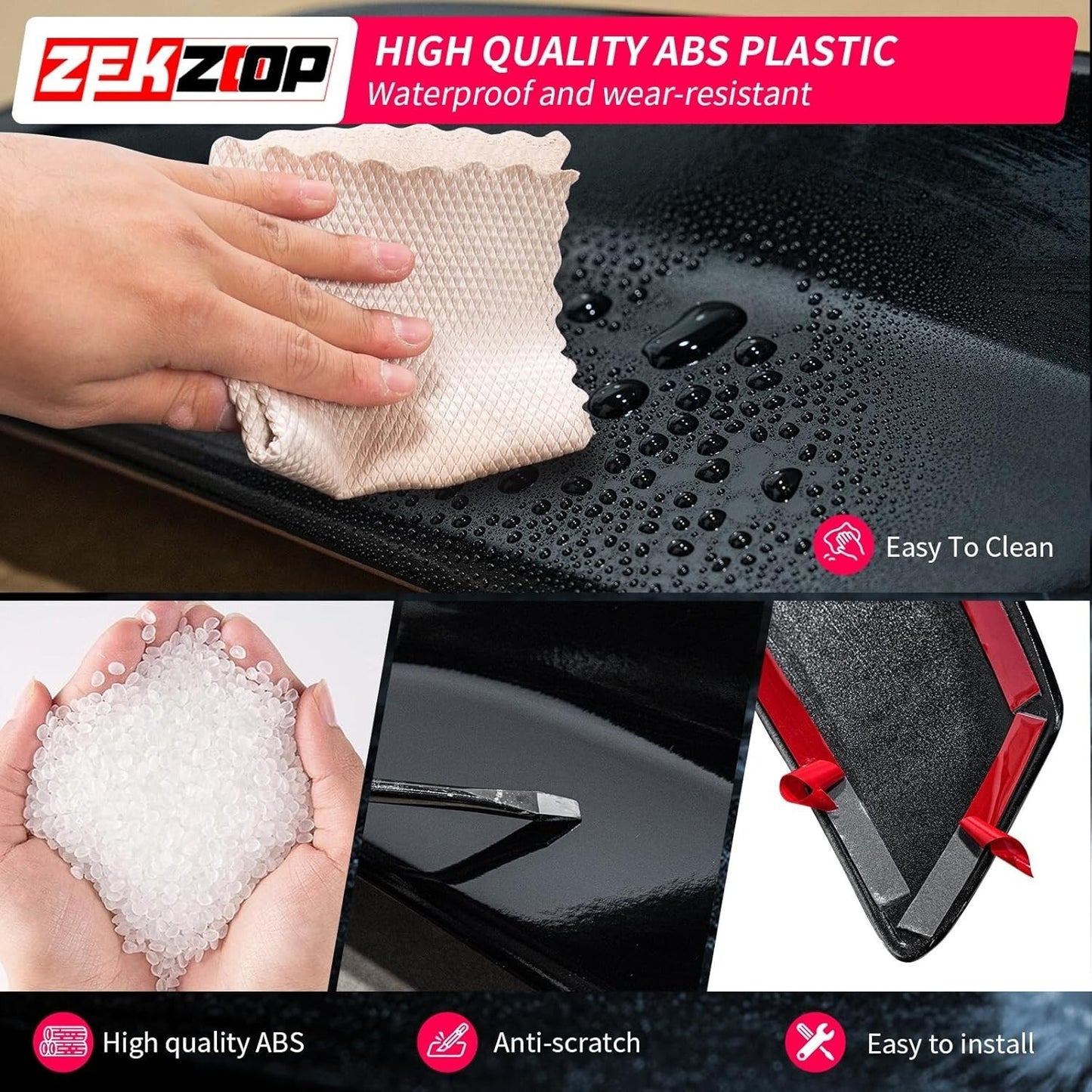 Spoiler Wing Trunk Spoiler Wing Tail Lip Glossy Black For 2025 2026 Toyota Camry