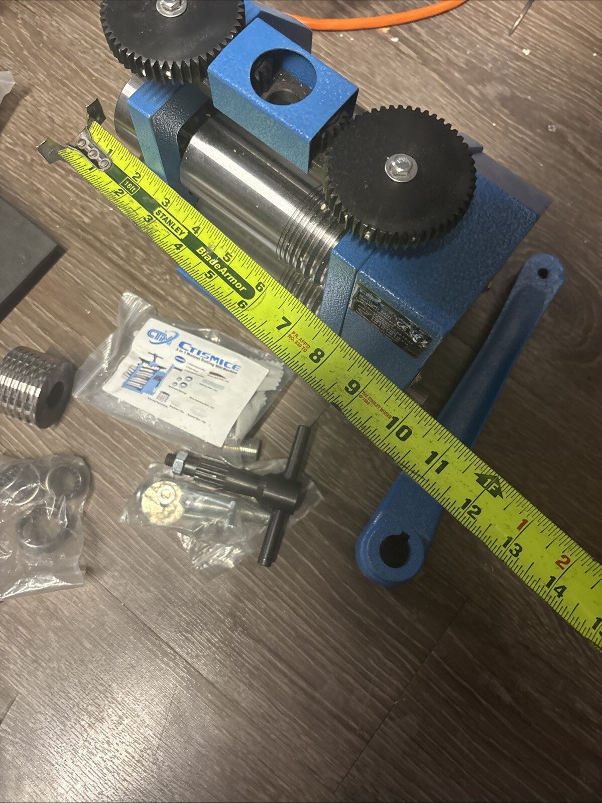 Jewelry Rolling Mill Machine, Adjustable Thickness Metal Press Tool Crafting
