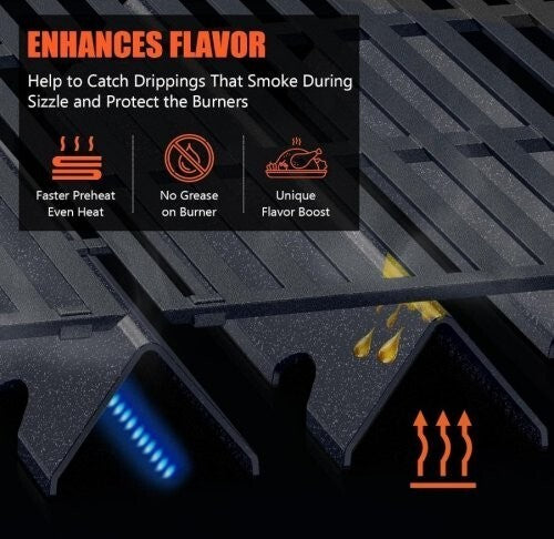 Genesis II Flavorizer Bars & Grill Grates Replacement Parts for Weber Genesis II