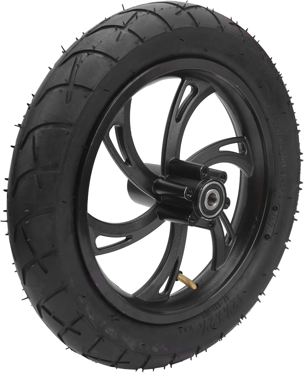12In Electric Scooter Wheel, Scooter Tire with Wheel Hub Rubber Tyre Replacement