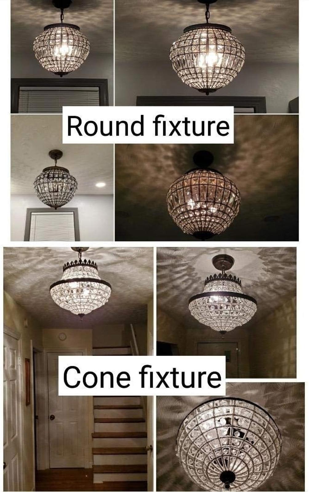 Vintage K9 Crystals Chandelier Classic Pendant Light Fixture for Living Room
