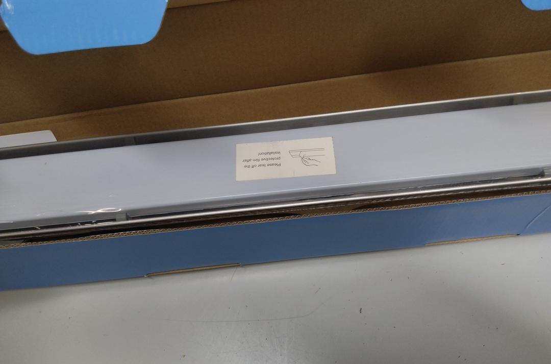 SaniteModar 36in Linear Shower Drain Tile Insert 304 Stainless Steel Brushed