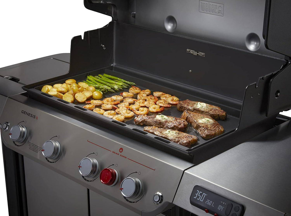 NEW Weber 6789 Black Carbon Steel Full Size Griddle for Genesis 400 Series Gas