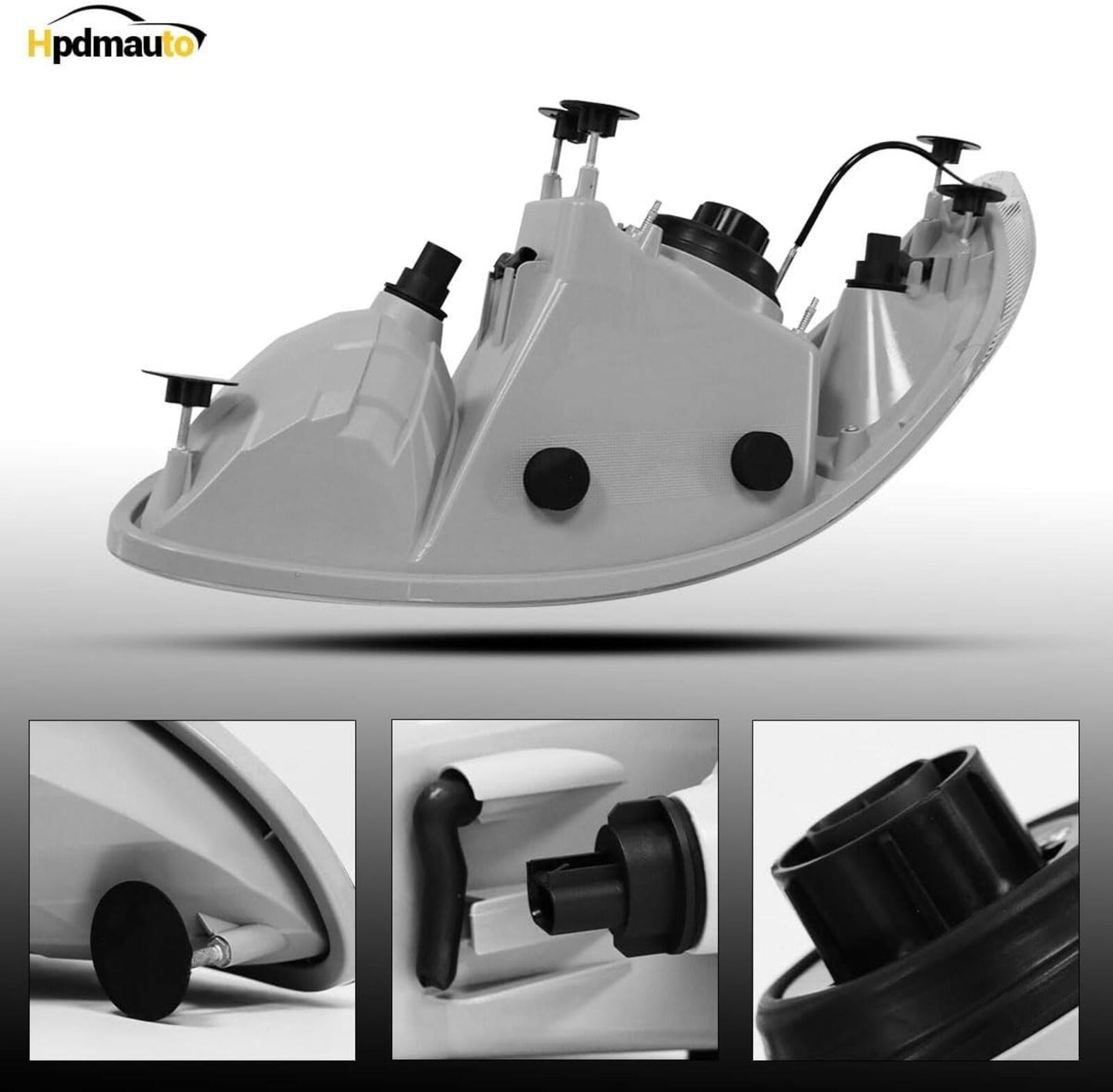 Headlights for Peterbilt 387 325 330 335 337 340 348 382 384 386 Bulb Left Drive
