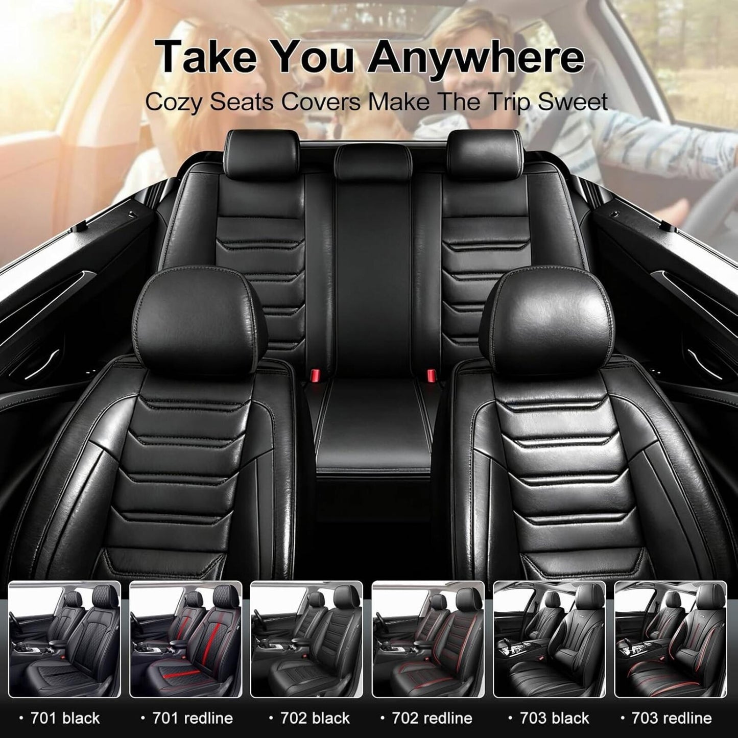 Seat Covers for Select Honda HRV 2016-2025 LX/EX/EXL/Sport