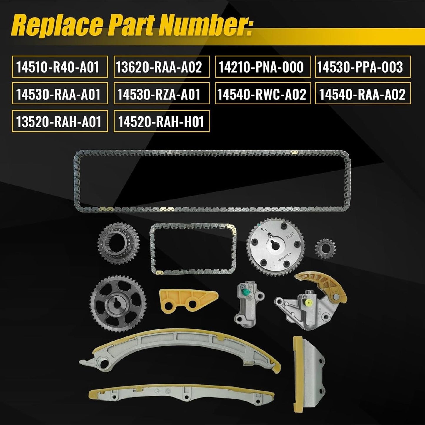 Timing Chain Kit For Honda Accord Acura ILX TSX 2.4L 2008-2015 TK10790 TS11833