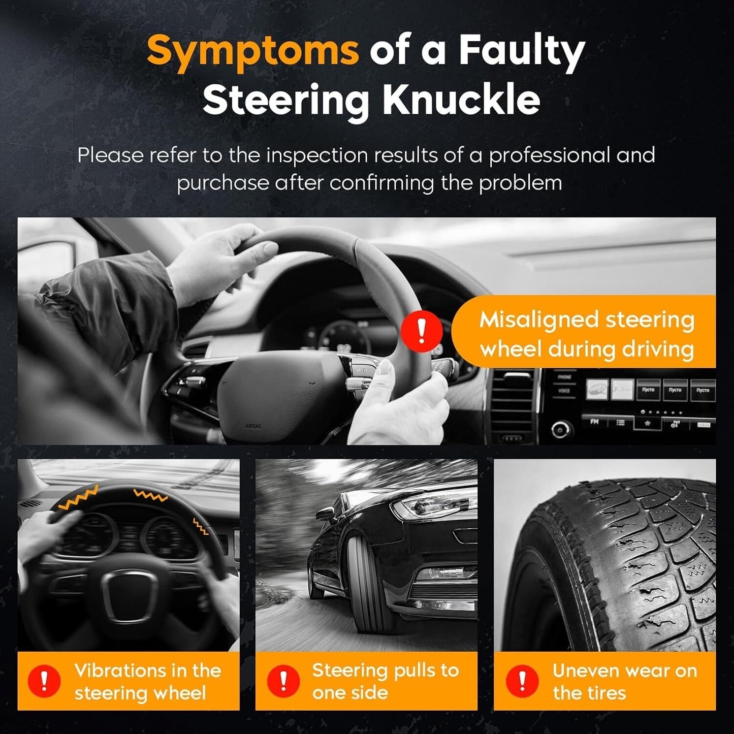 Steering Knuckles & Wheel Bearing Hub Assembly Left Right Fit for Toyota Corolla