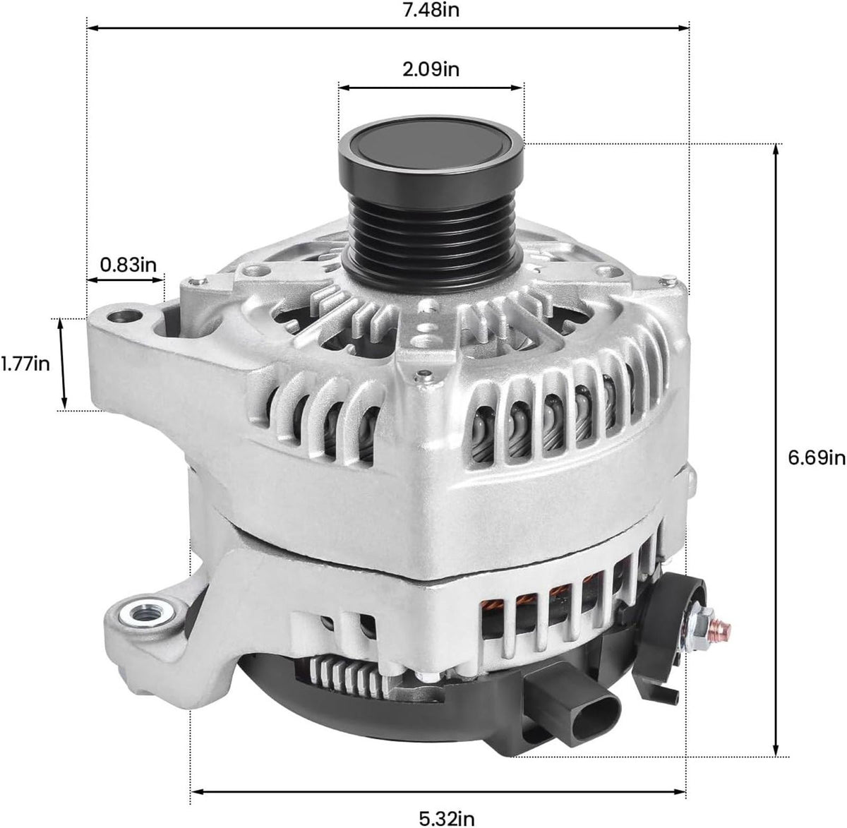 Alternator for BMW 228i 320i 328i 428i 528i xDrive Z4 X1 X3 X4 2.0L 14-2016'