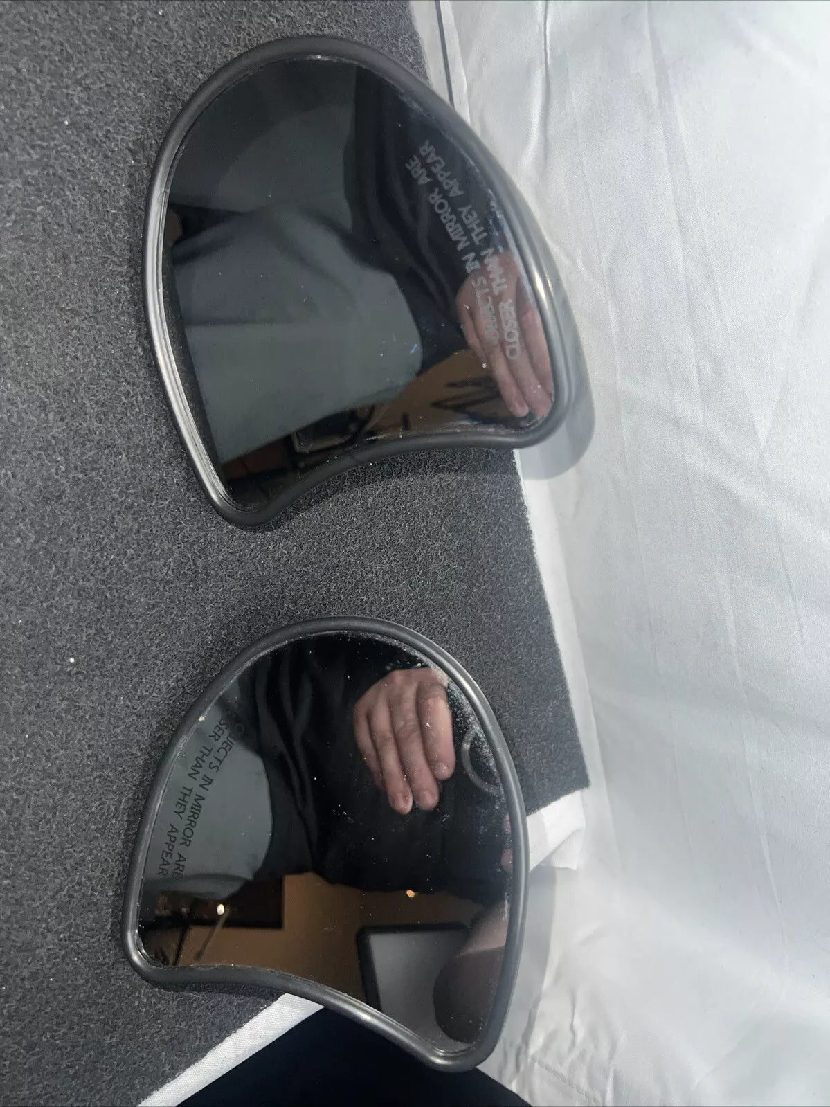 Batwing Fairing Rearview Side Mirror Fit For Harley Electra Street Glide 2014-up