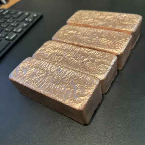8+ Pounds .999 Copper 4 Thick Bullion Bars Hand Poured 💰💰 Fast Shipping📈📈
