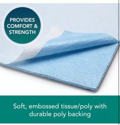 980928 Single-Use Equipment Drape, Stretcher Sheet or Exam Table Paper, Fluid...