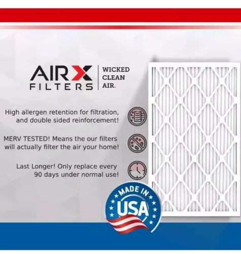 AIRX FILTERS WICKED CLEAN AIR. 14x17 1/2 X 2 Air Filter MERV 11 (4pk)