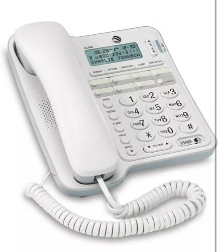At&t 2909 Corded Telephone With Caller Id, Call Waiting And Speakerphone