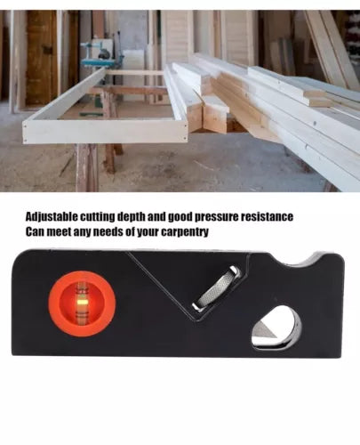 Chamfer Plane For Wood, Woodworking Edge Corner Flattening Tool Carpenters DIY