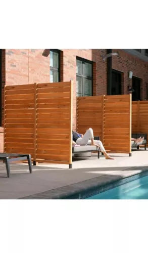 Enclo Privacy Screens Freestanding Wood Fence Panel 6 ft x 3.1 ft L. See Picture