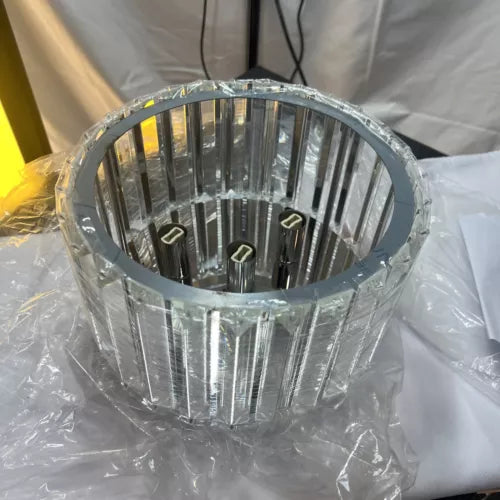 Modern Crystal Ceiling Light Fixture H 5.89'' x W 8.66' Mini Flush Mount Crystal