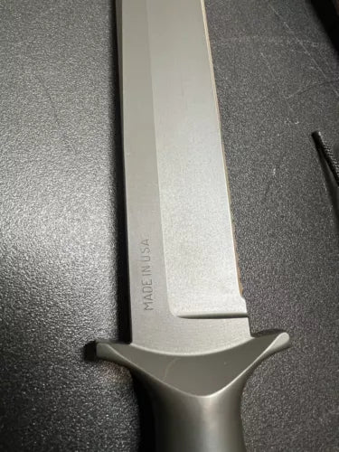 USA Made Chris Reeve Project II Fixed Blade Mint No Box/Sheath Factory Edge