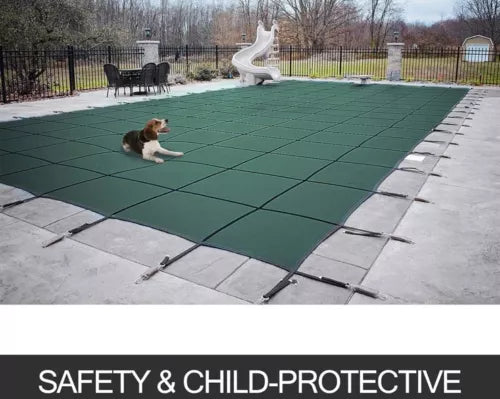 VEVOR 20x38 ft Pool Safety Cover Rectangular Inground Swimming Pool Winter Cover