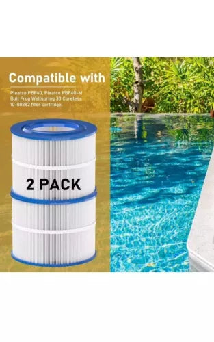 Spa Hot Tub Filter Replacement Compatible with Pleatco PBF40M, Bull Frog Spas,