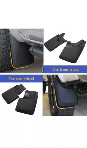Splash Guards Mud Flaps Mudguards for Toyota Tacoma 2021-2023 w/OE Fender Flares