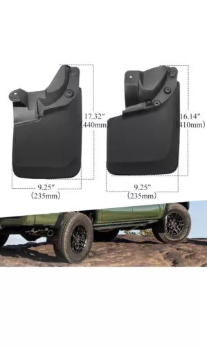 Splash Guards Mud Flaps Mudguards for Toyota Tacoma 2021-2023 w/OE Fender Flares