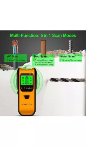 Stud Finder Wall Scanner - 5 in 1 Electronic Stud Detector with Upgraded Smart