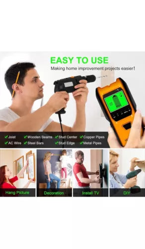 Stud Finder Wall Scanner - 5 in 1 Electronic Stud Detector with Upgraded Smart