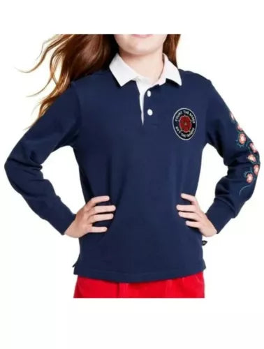 Rowing Blazers x Target Kids Rose Print Long Slv Rugby Shirt 6/7 Boy Girl