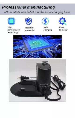 Roomba e5 e6 i3 i4 i5 i6 i7 i8 Integrated Home Base Charging Dock Charger 220v