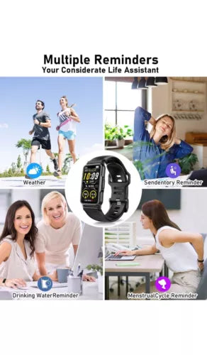 Smart Watch Fitness Tracker with 24/7 Heart Rate, Blood Oxygen PINK Sealed Box