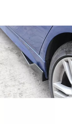 Side Skirts Fits Universal Vehicles Black Carbon Fiber Exterior 450mm Side Botto