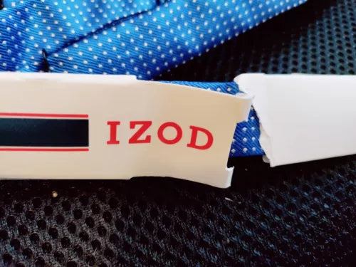 Izod blue blow tie with polka dots new Adjustable
