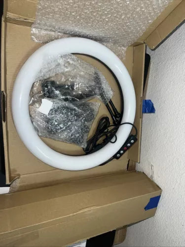 13 inch Ring Light with Floor Stand(Ringlight Kit Totally 70.6" Tall), LED Circl