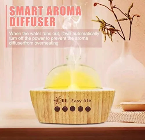 Glass Aromatherapy Essential Oil Diffuser with Bluetooth Speaker