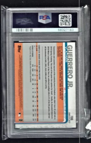2018 Topps Vladimir Guerrero RC Rookie Complete ALL-STAR Edition PSA 10 LOW POP