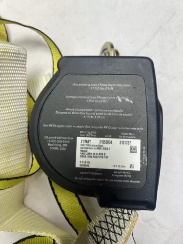 3M DBI-SALA Nano-Lok Self-Retracting Lifeline 3101737 11ft Length