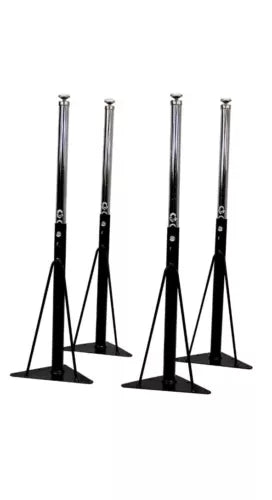 11024-BK Replacement Standard Swivel Glide Table Legs for Activity Tables