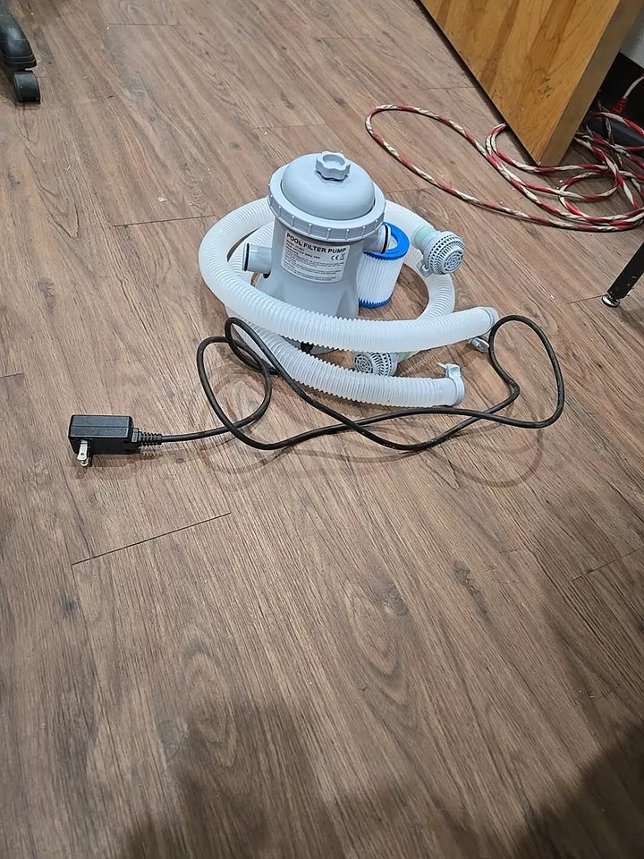 Cartridge Filter Pump,Swimming Pool Filter Pump 330gal, Filter Pump with Intergr