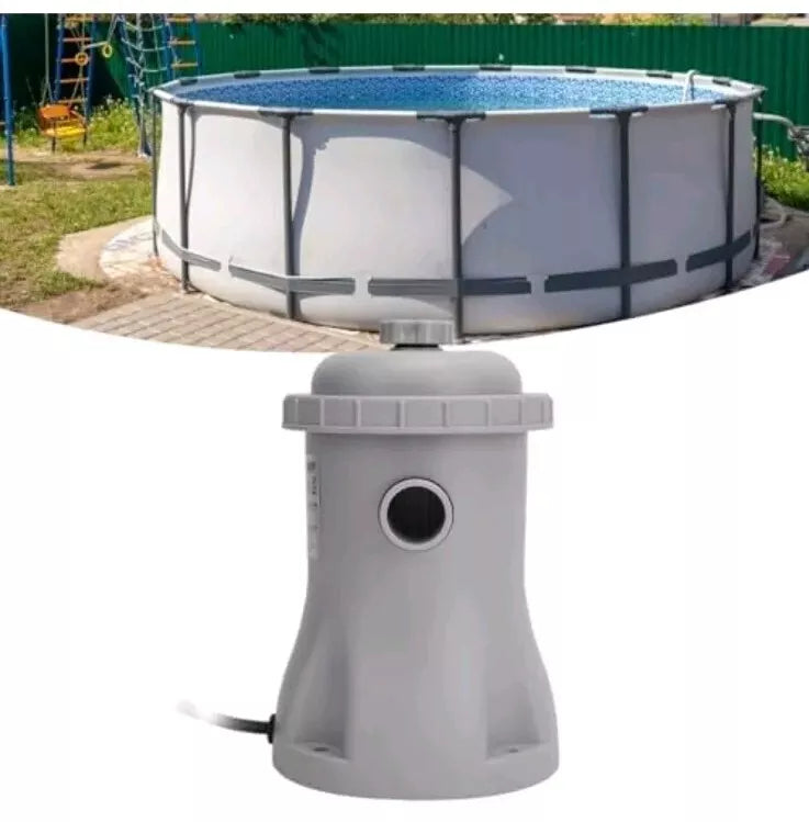 Cartridge Filter Pump,Swimming Pool Filter Pump 330gal, Filter Pump with Intergr