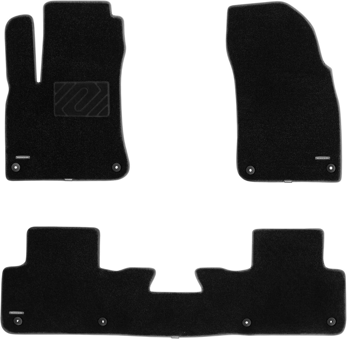 Carpet Floor Mats for Porsche Cayenne 2019-2026 3Pc 816